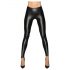 Noir - lange, glänzende Leggings (schwarz) - L