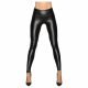 Noir - lange, glänzende Leggings (schwarz)  - L