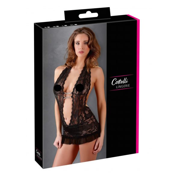 Cottelli - Halsband Spitzen-Mini (Schwarz) 