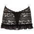 Cottelli - Spitzen Mini mit Halsband (schwarz) - XL