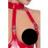 Black Level - Offenes Halsband-Body (Rot)  - M