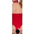 Black Level - Offenes Halsband-Body (Rot)  - M