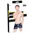 Black Level - Seitentaschen Herren Lackshorts (schwarz) 