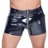 Black Level - Seitentaschen Herren Lackshorts (schwarz) 