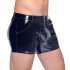 Black Level - Seitentaschen Herren Lackshorts (schwarz) 