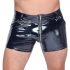 Black Level - Seitentaschen Herren Lackshorts (schwarz)  - M