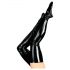 Latex-Strümpfe für Damen (schwarz)