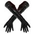 LATEX - lange, Unisex-Handschuhe (schwarz)  - M