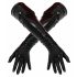 LATEX - lange, Unisex-Handschuhe (schwarz)  - M