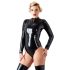 LATEX - Langärmeliger Damen-Body (Schwarz)  - M