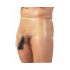 LATEX - Boxershorts mit Penis-Kapuze (Naturfarben)  - L/XL