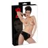 Latex Slip mit internem Dildo (schwarz)