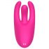 Mrow - Akku-Vibrator mit 3-fach-Klitorisreizer (Pink)