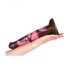 Bad Horse Silikon-Dildo 24 cm - Braun/Pink