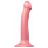 Strap-on-me Metallic Shine M - hautfreundlicher Dildo (Metallic Pink)