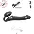 Strap-on-me M - aufschnallbarer Vibrator - mittel (schwarz) 