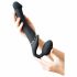 Strap-on-me M - aufschnallbarer Vibrator - mittel (schwarz) 