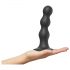 Strap-on-me Balls L - Kugel-Dildo mit Basis (schwarz)