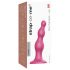 Strap-on-me Perlen M - perlenartiger, Standfuß-Dildo (pink) 