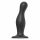 Strap-on-me Curvy L - gewellter, standfähiger Dildo (schwarz) 