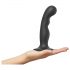 Strap-on-me gebogener Base-Dildo M (schwarz)