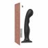 Strap-on-me P&G L - gebogener, standfester Dildo (schwarz) 