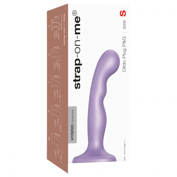 Strap-on-me P&G S - gebogener, standfester Dildo (Lila) 