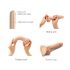 Strap-on-me S - doppelwandiger, realistischer Dildo (natur)