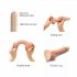 Strap-on-me M - zweischichtiger, standfester, realistischer Dildo (natur) 