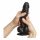 Strap-on-me M - zweischichtiger, standfester, realistischer Dildo (schwarz) 