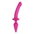 Strap-on-me Swith Semi-Realistisch L - 2in1 Silikon Dildo (Pink) 