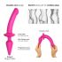 Strap-on-me Swith Semi-Realistisch L - 2in1 Silikon Dildo (Pink) 