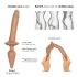 Strap-on-me Swith Realistic L - 2in1 Silikon Dildo (Natur dunkel) 