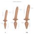 / Strap-on-me Swith Realistic XXL - 2-in-1 Silikon-Dildo (natur)