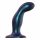 Strap-on-me Snaky M - gebogener Anal-Dildo (Metallic-Blau) 