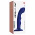 Strap-on-me M - wasserdichter, pulsierender G-Punkt Vibrator (blau) 