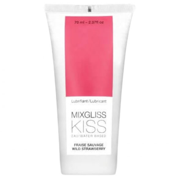 Mixgliss Kiss Wild - Erdbeer Gleitgel auf Wasserbasis (70ml)