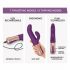 Love to Love Sassy Bunny - stoßender pulsierender Vibrator mit Klitorisarm (lila) 