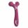 Love to Love Fireball - aufladbarer, 2in1 Massage-Vibrator (Burgund) 