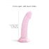 Dildolls Starlight - Standfuß, Sternen-Dildo (Pink) 