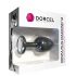 Dorcel Geisha Plug Diamond M - Analkugel mit weißem Diamant (schwarz)