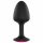 Dorcel Geisha Plug Ruby M - Anal-Dildo mit pinkem Stein (schwarz) 