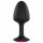 Dorcel Geisha Plug M - Schwarzer Analplug mit rosa Stein