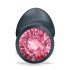 Dorcel Geisha Plug Ruby L - Analplug mit rosafarbenem Stein (schwarz)