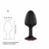 Dorcel Geisha Plug Ruby L - Anal dildo mit rosa Stein (schwarz) 