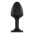 Dorcel Geisha Plug Diamond XL - weißer Stein Analdildo (schwarz) 