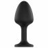 Dorcel Geisha Plug Diamond XL - weißer Stein Analdildo (schwarz) 