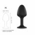 Dorcel Geisha Plug Diamond XL - weißer Stein Analdildo (schwarz) 