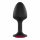 Dorcel Geisha Plug Ruby XL - Rosa Stein Anal Dildo (Schwarz) 