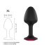 Dorcel Geisha Plug Ruby XL - Rosa Stein Anal Dildo (Schwarz) 